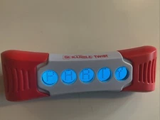Scrabble Handheld Electronic Twist Game Battery Powered Tested and Works