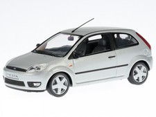 Ford Fiesta 2001 3d silver diecast model car Minichamps 1/43