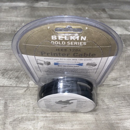NEW Gold Series 10' 24k Gold Series IEEE 1284 Printer Cable -10ft- - Picture 10 of 10