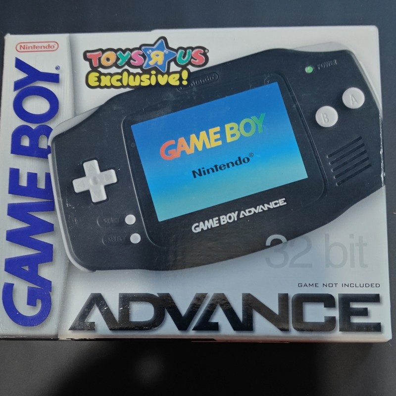 Nintendo Game Boy Advance Handheld System Console Black Toys R Us Exclusive