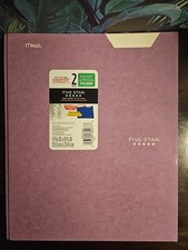 Mead Five Star Document Folder- 4 Pack, School, Organizer, Various Colors, NEW 
