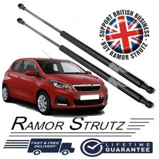 Ramor Strutz 2x Tailgate Gas Struts for a Peugeot 108 2014-2022.