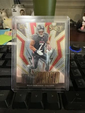 2023 Panini Select NFL Bijan Robinson Turbo Charged Rookie RC Atlanta Falcons