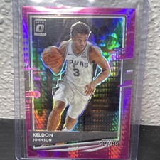 Panini 2020-21 Donruss Optic Prizm Keldon Johnson #10 San Antonio Spurs NBA