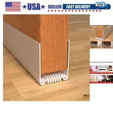 Door Draft Stopper, 39” Length Cuttable Weather Stripping Seal, Strong Adhesi...