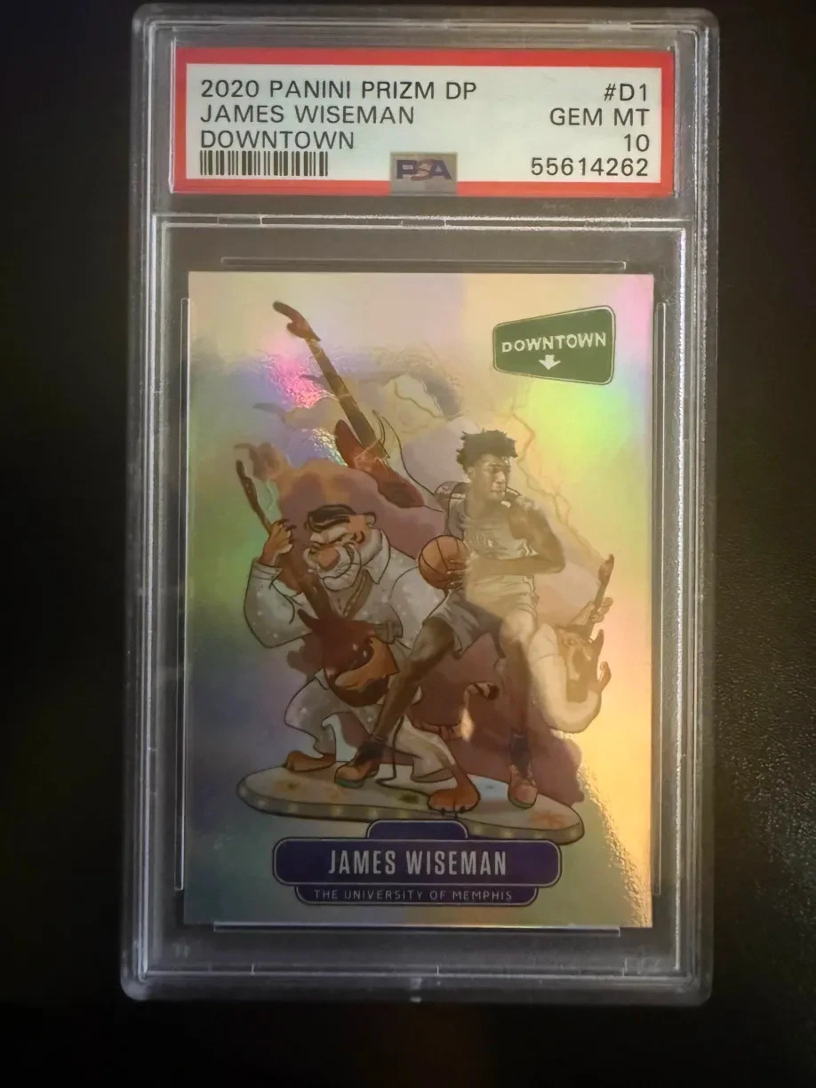 2020-21 Panini Prizm Draft Picks - Downtown James Wiseman #D-1 (RC) PSA 10