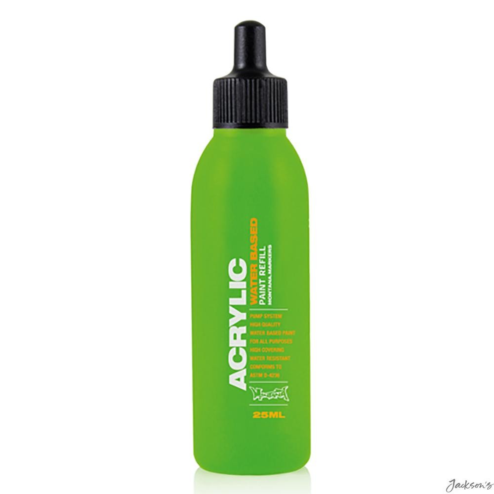Montana Acrylic Marker Refill Water Based 25ml Shock Green Paint