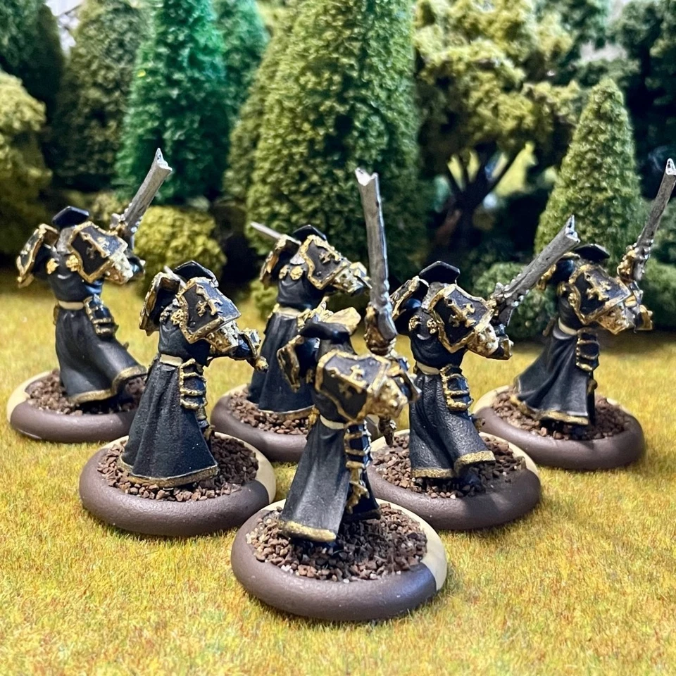 Knights Exemplar 6 Painted Miniatures Protectorate of Menoth Warmachine - Image 3 of 4