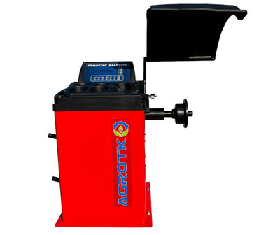 AGT Wheel Balancer 10''-24'' Rim Diameter With Protection Hood Machine Equipment