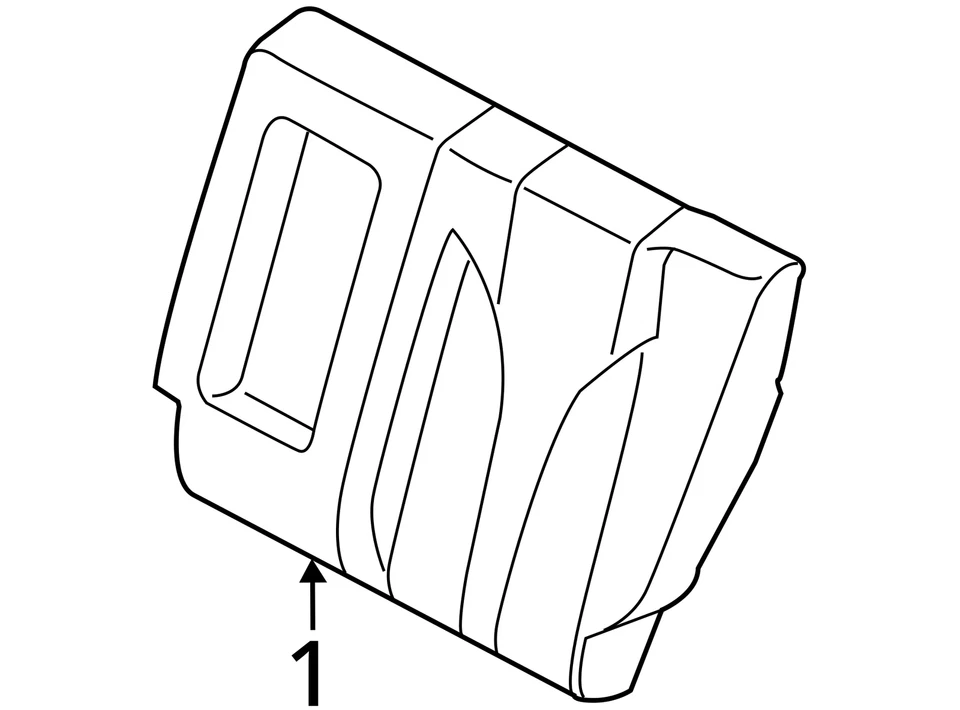 Lincoln MKC 2015 asiento trasero izquierdo *arena/chocolate* ej7z7866601cd - nuevo OEM Foto 4 de 4