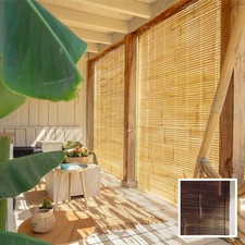 Bambus Sonnenschutz Bambusrollo Jalousie Sichschutz für Fenster und Türen