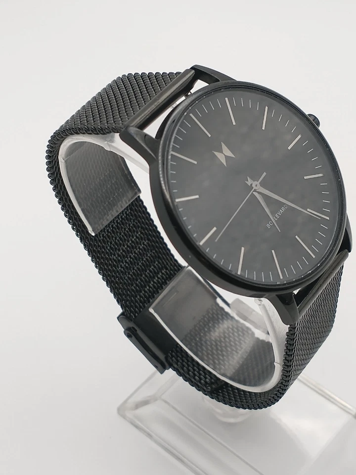 Reloj Hombre MVMT "Boulevard", Blackout, 38 mm, Super Delgado, Nuevo Sin Etiquetas, Batería Nueva Foto 3 de 4