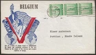 US 1943-44 Overrun Countries Belgium FDC Statue Liberty Victory Cachet SC #899