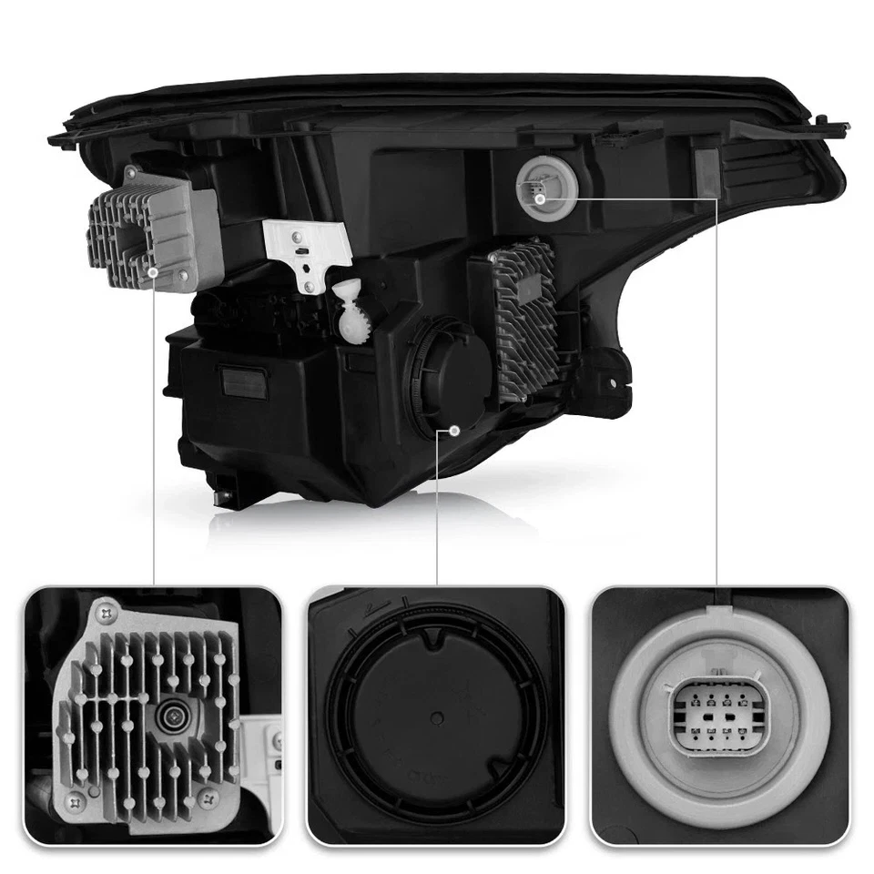 For 2024-25 Chevy Trailblazer Projector Black Headlight Full LED Right Passenger Foto 4 de 4