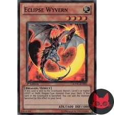 Yugioh Finsternis Wyvern SDDC-DE003 Super Rare 1. Auflage NM