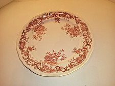 Villeroy&Boch, Mettlach, Speiseteller, Valeria rot