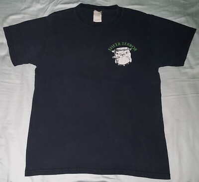 VTG SHEER TERROR T SHIRT SMALL DOUBLE SIDED HARDCORE NYHC PUNK