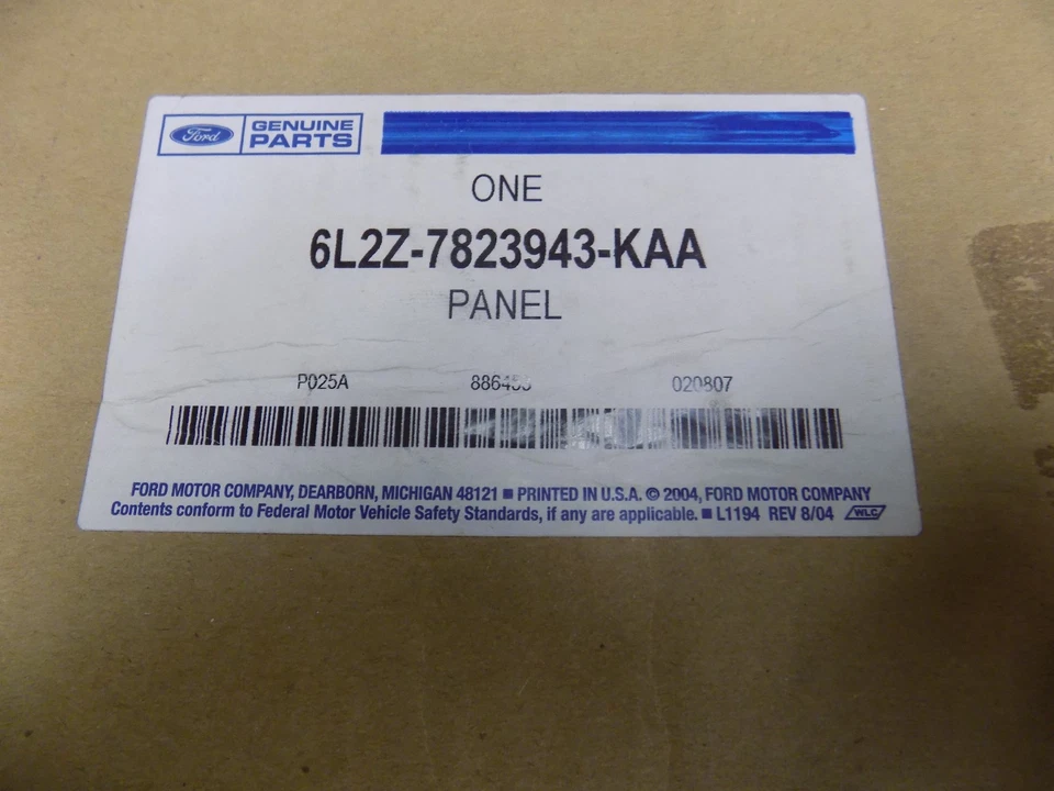 Nuevo panel de puerta lateral izquierda del conductor Ford Explorer Mercury Mountaineer 2006-2010 fabricante de equipos originales Foto 3 de 3