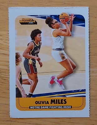 OLIVIA MILES  2022 SPORTS ILLUSTRATED FOR KIDS CARD NOTRE DAME SI