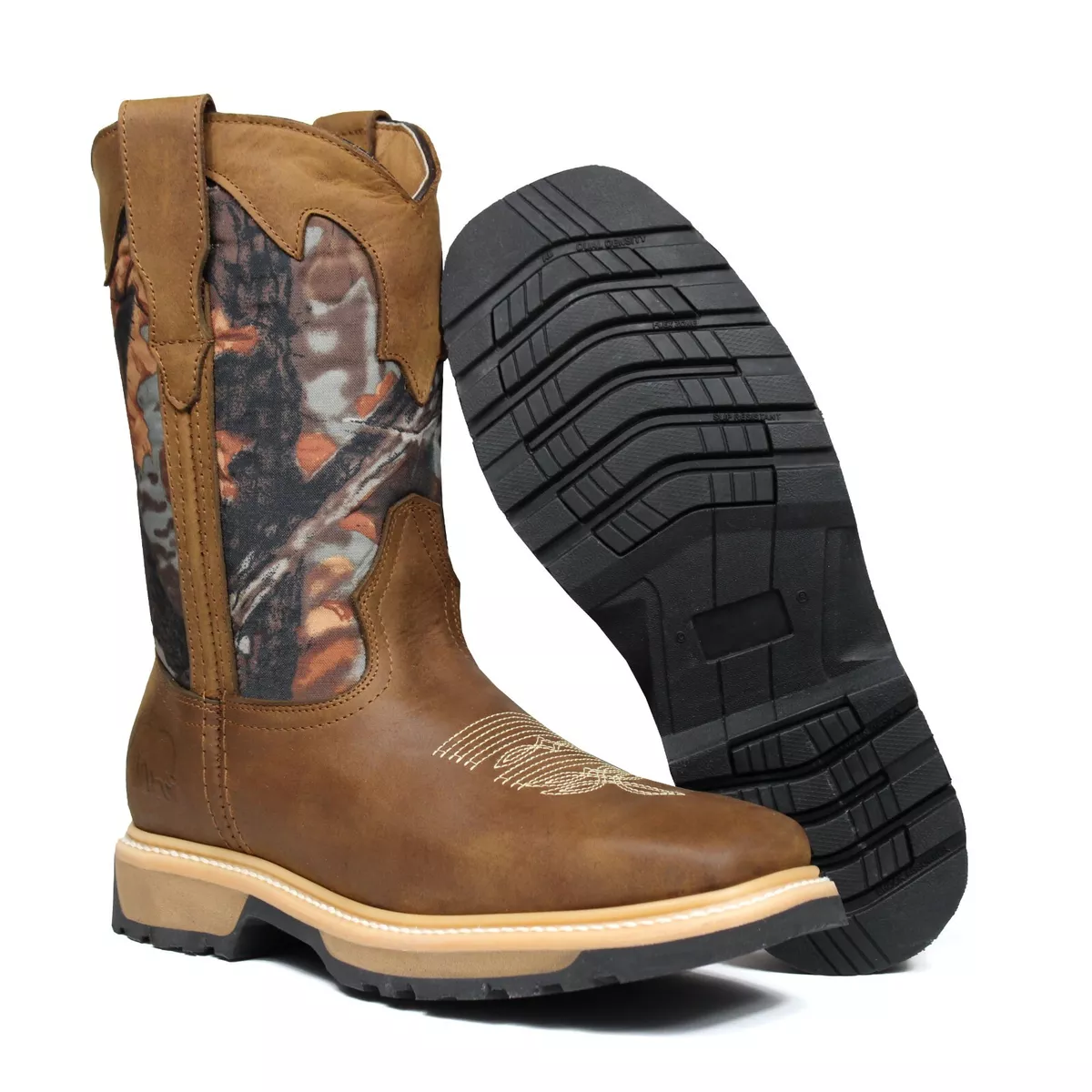 Camo composite store toe boots