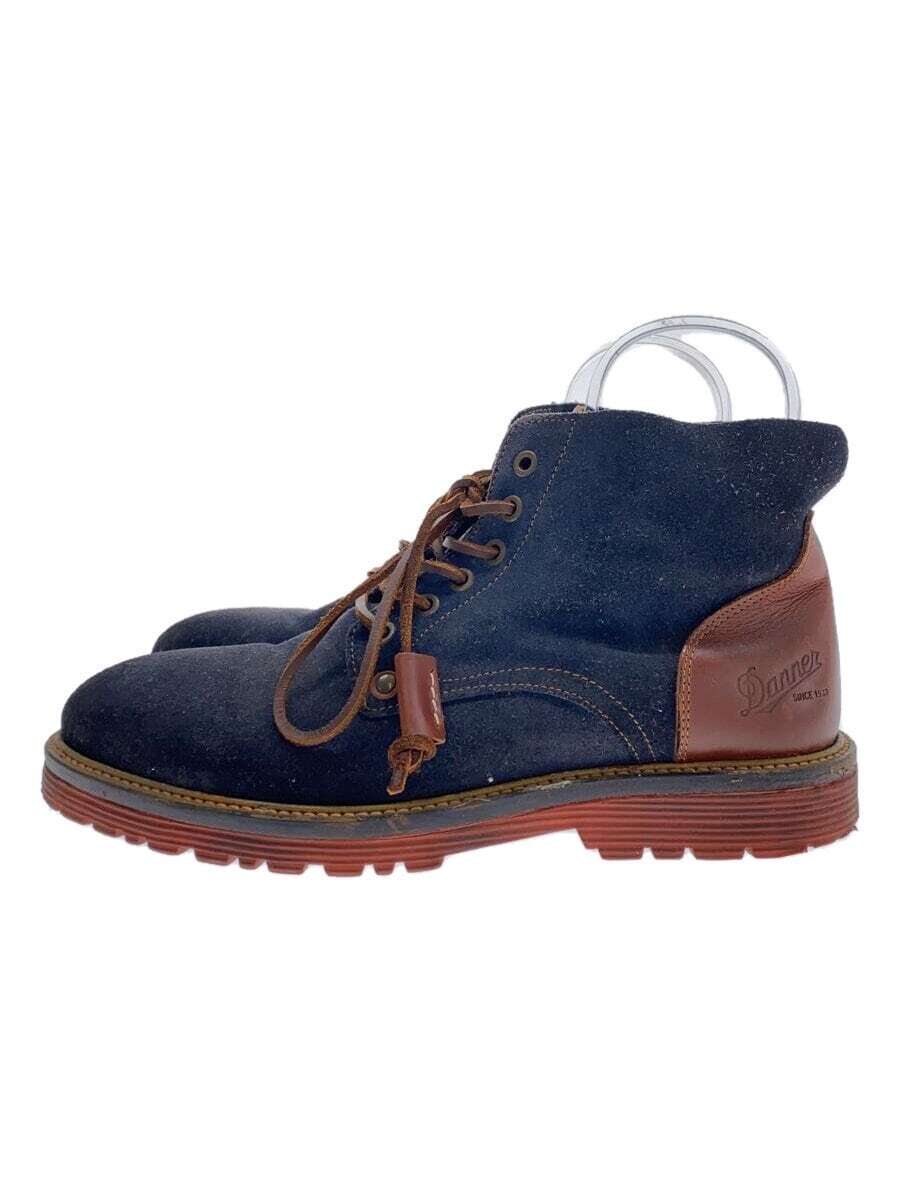 Danner Navy Men's Lace-Up Logo Boots Size US 8.5 Model D030001