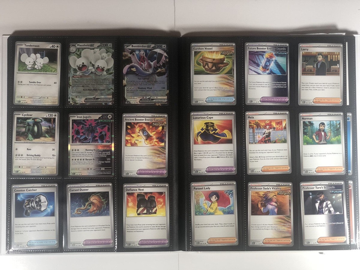 Pokmon Paradox Rift Master Base Deck Complete Set all 182 cards  |  eBay