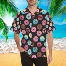 Donut Aloha Shirt, Perfect Hawaiian Shirt For Donut Lover Full Size S-5XL Summer