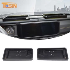 For Jeep Wrangler JL JT 24+ 2pcs Center Console Dash Tray Storage Box Organizer