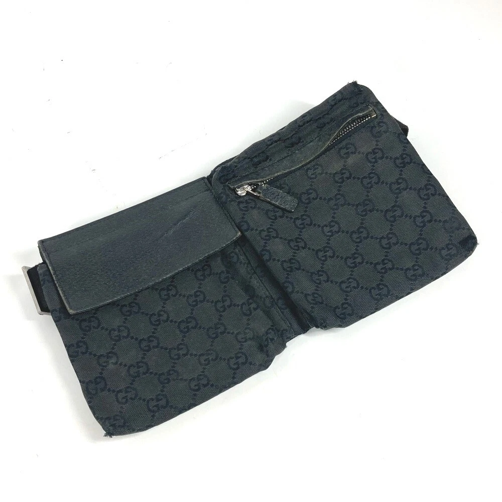 GUCCI 28566 GG Pochette de Taille avec Double Poches Pochette de Taille Sac Bandoulière
