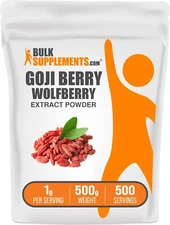 BulkSupplements Wolfberry Extract Powder 500g - Wolfberry- 1g Per Serving