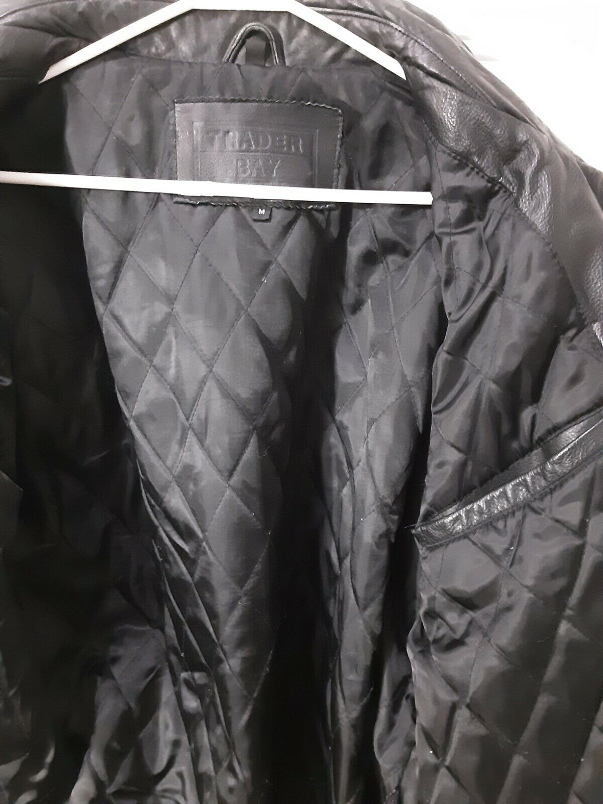 Trader Bay Genuine Leather Jacket  men's size Med… - image 5
