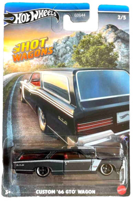 Hot Wheels Custom '66 GTO Wagon 2/5 Hot Wagons 1:64 Modellauto Metalbody Pontiac