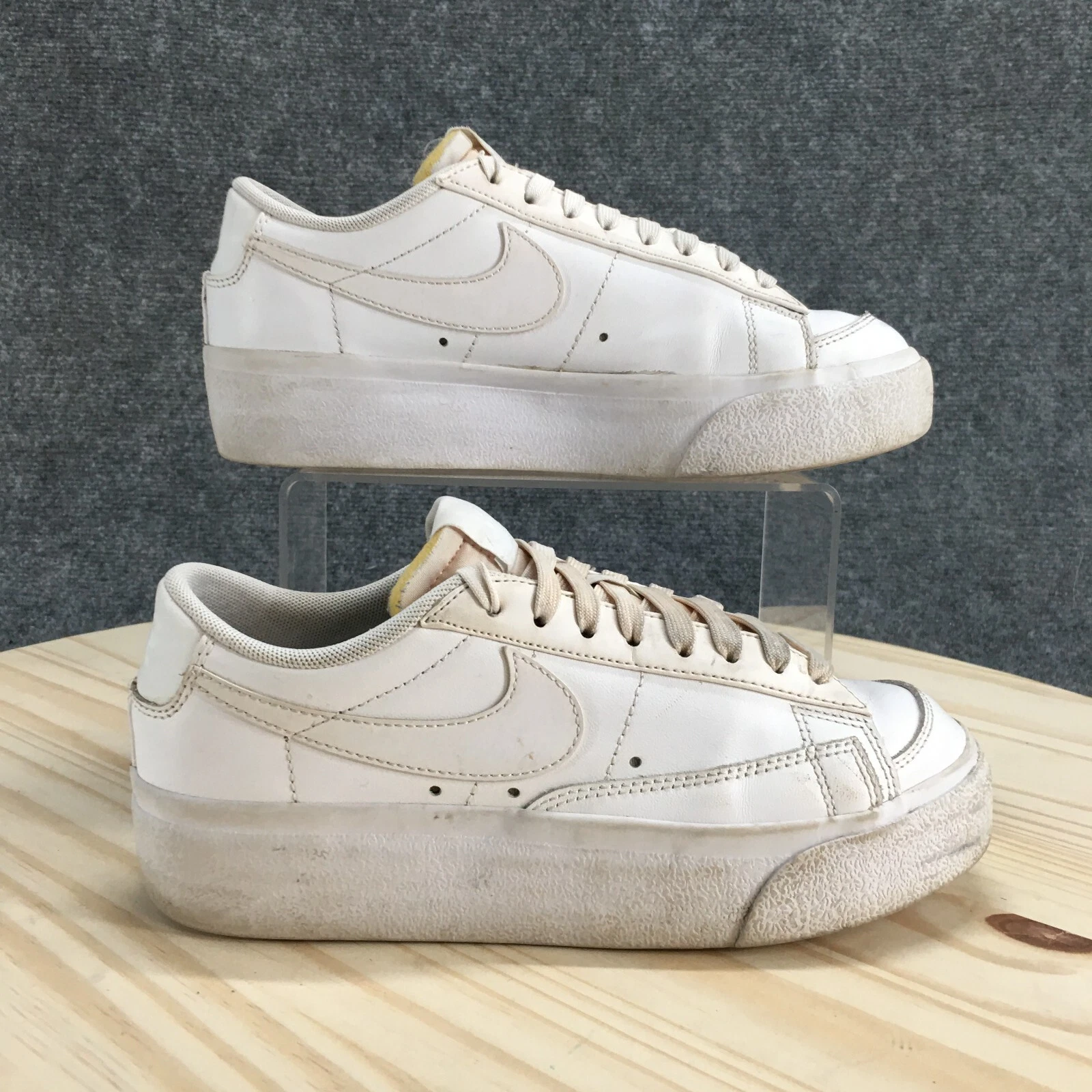 Scarpe Nike donna 6 blazer sneakers basse plateau bianche stringate basse DJ0292 100