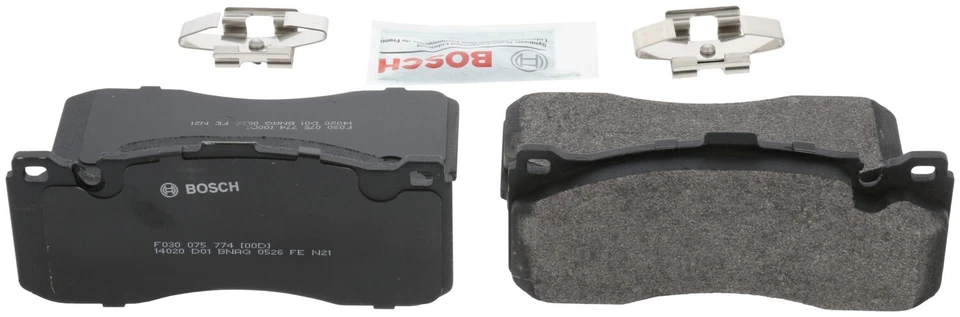 Pastillas de freno delanteras Bosch QuietCast semimetálicas para BMW 135i 2008-2013 Foto 4 de 4