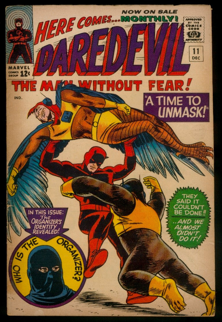 Marvel Comics DAREDEVIL The Man Without Fear #11 VG/FN 5.0