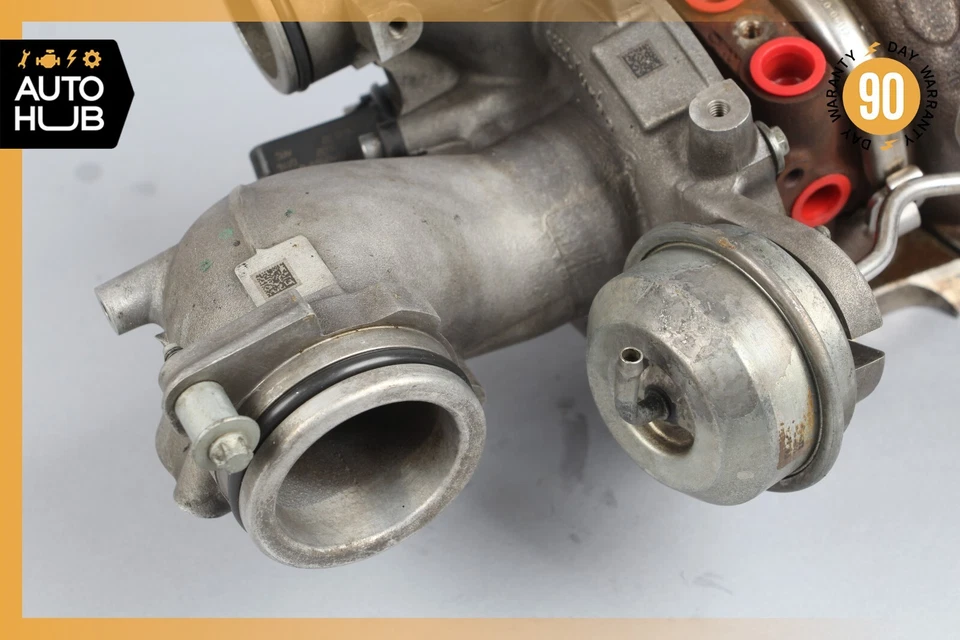 Turbocompresor derecho Mercedes W218 CLS400 E400 M276 turbo cargador colector OEM 79k Foto 4 de 4