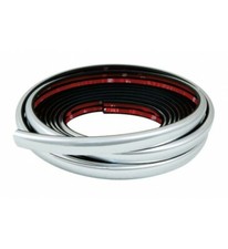 Fender-trim - 5 M - 15 Mm Profilo Adesivo Angolare Cromato. Può Essere Curvato E