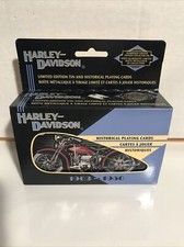 1997 Harley Davidson Historical Playing Cards Decks & Collectible Tin & Rare Box