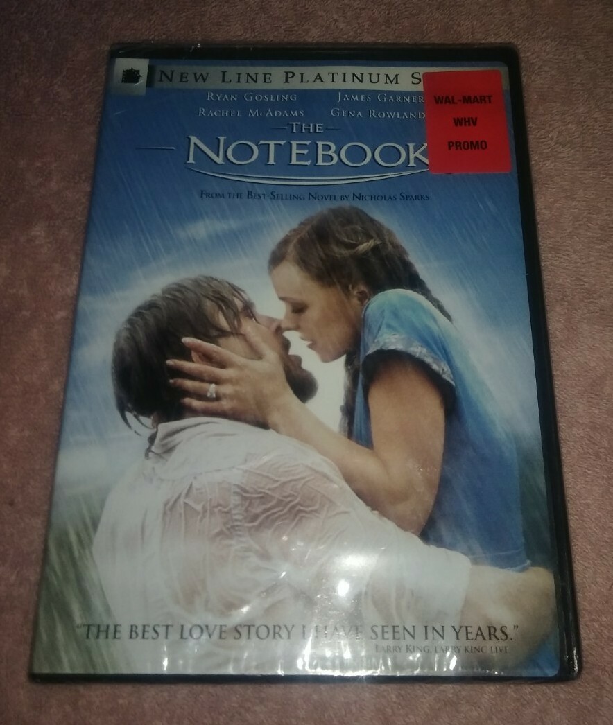The Notebook DVD Wide-screen Full-screen Ryan Gosling Nick Cassavetes Sealed