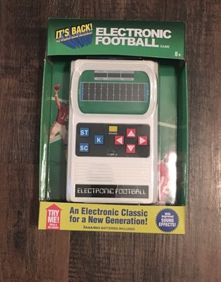first electronic football game