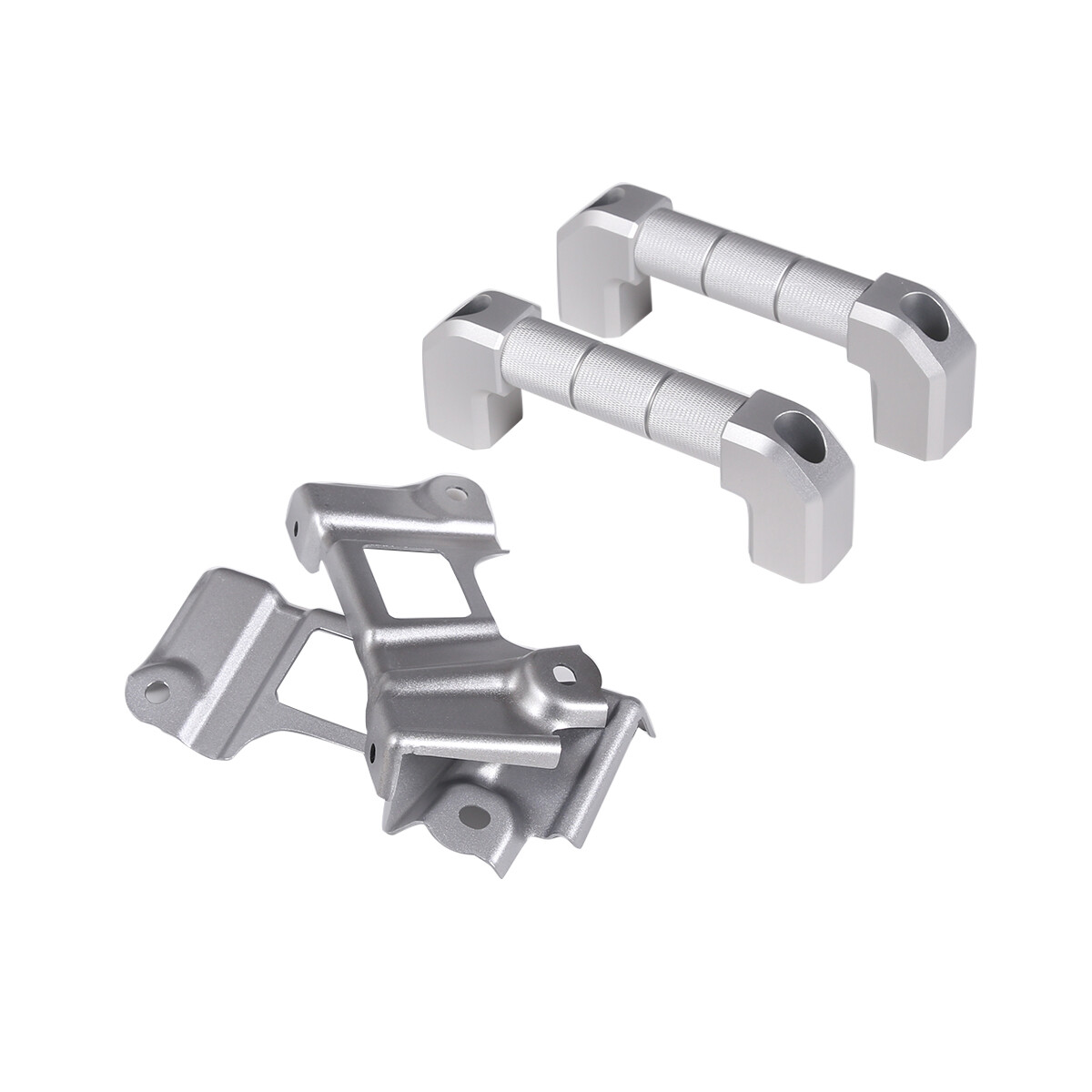 Silver Alloy A-Pillar Handle Replace Trim For Toyota FJ Cruiser 2007-2021