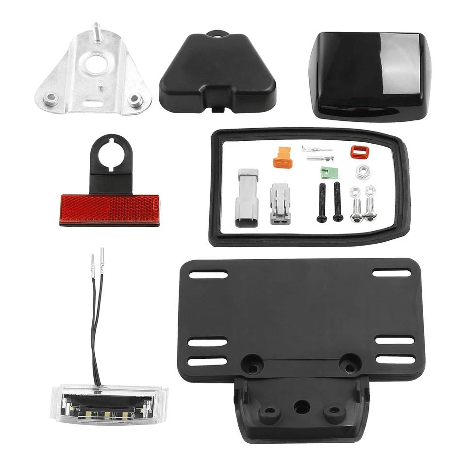 Kit de luces LED para matrícula de guardabarros aptas para Harley Touring CVO Limited Road Glide Foto 4 de 4