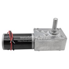 12V 24V 584031ZY M8x25 Eje de Tornillo Turbo Gusano Caja de Engranajes Reducción de Velocidad Motorreductor