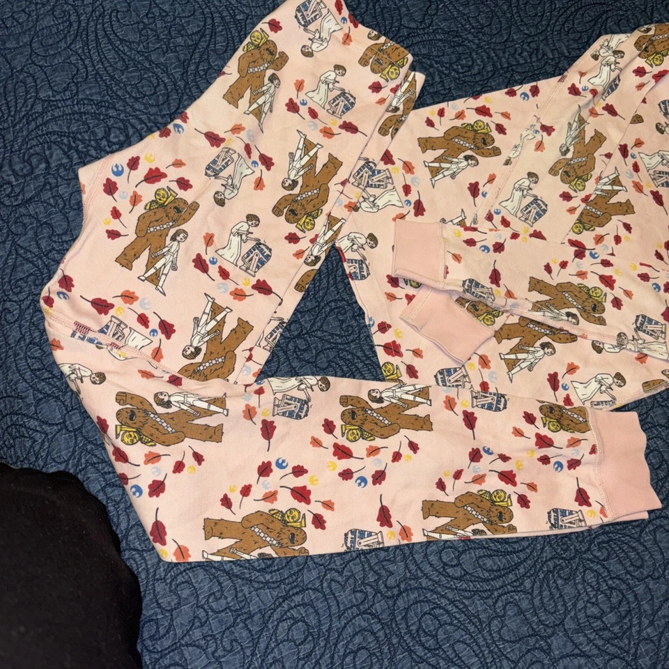 HANNA DIFFERENTSON Star Wars Talla 12 Hojas de Otoño Leia Rosa Pijama Juego de 2 piezas 150 Cm Foto 3 de 4