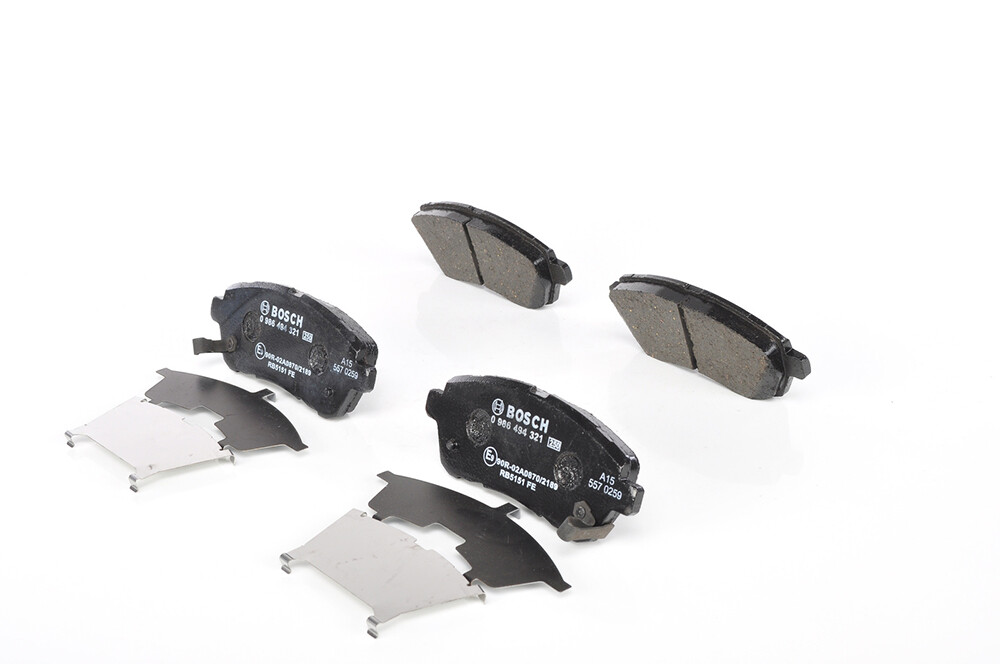 Plaquettes de frein Bosch BP1211 avant certifiées ECE-R90 pour kit de remplacement auto