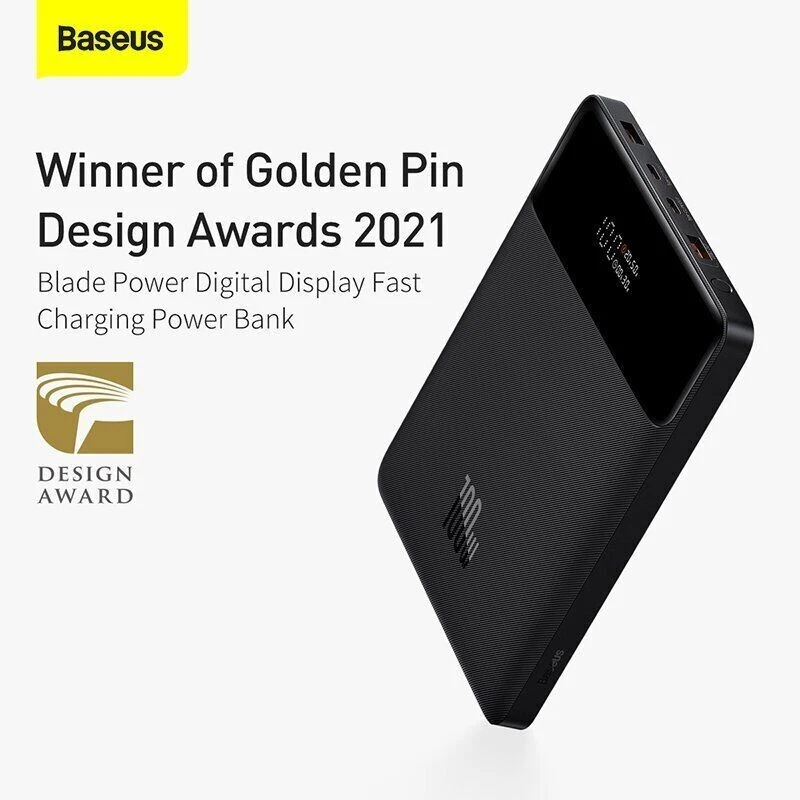 Baseus 100W Power Bank 20000mAh USB C External Battery For Macbook Laptop - Image 2 of 4