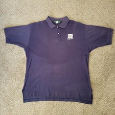 Vintage 80s Microsoft OS/2 Development Team Distressed Polo Shirt Computer USA