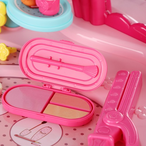 Toddler Vanity Toys for 2 3 4 5 Year Old Girls Kids Vanity Set with Mirror Chair - Picture 10 of 14