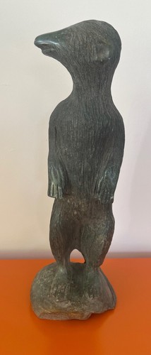 MEERKAT ~Shona Carving~Collectable~New- Hand Carved-Home or Garden-Opal Serp - Picture 2 of 3