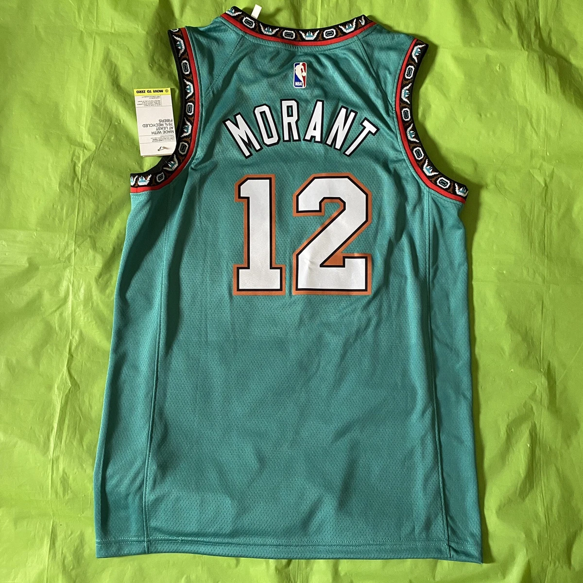 Grizzlies morant on sale throwback jersey